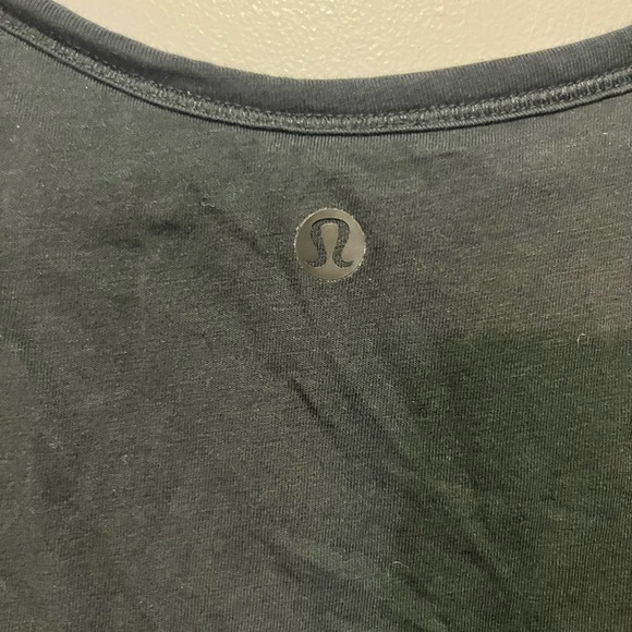 Lululemon Black Split Back Tank – Likely Size 6–8 (P2P ~20”) - Picture 3 of 3